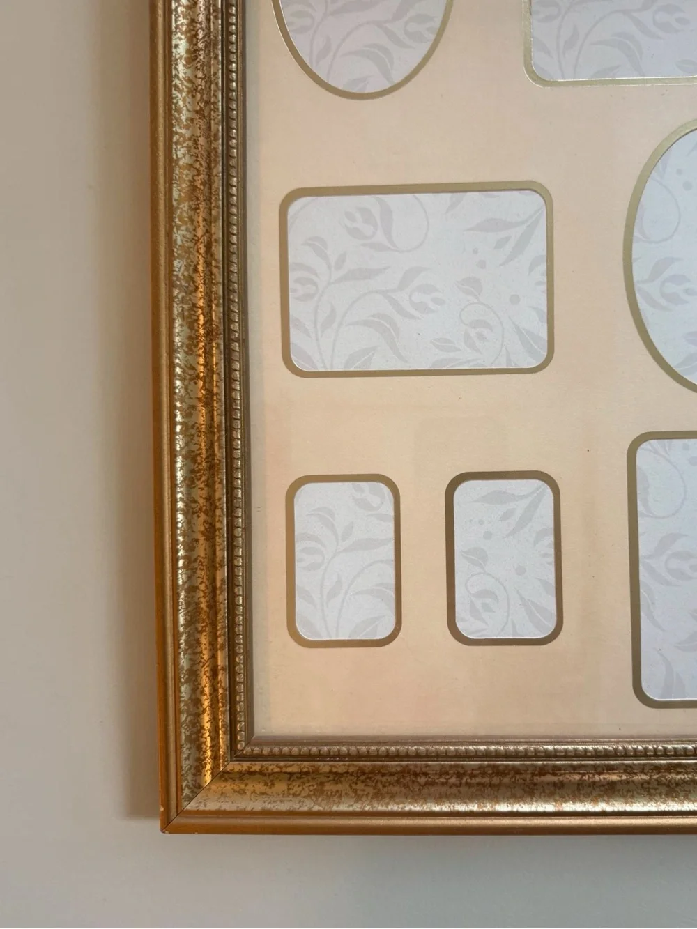 Gold Collage Frame Wall Album Gallery Wall Picture Photo Frame Holds 15 Photos